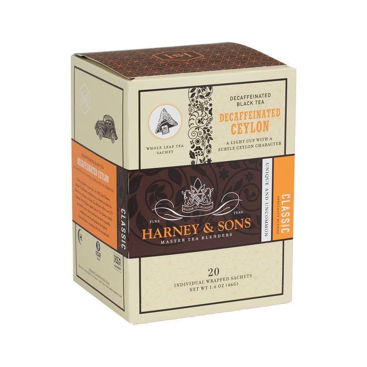Decaf Ceylon Decaf Orange Pekoe Tea Box