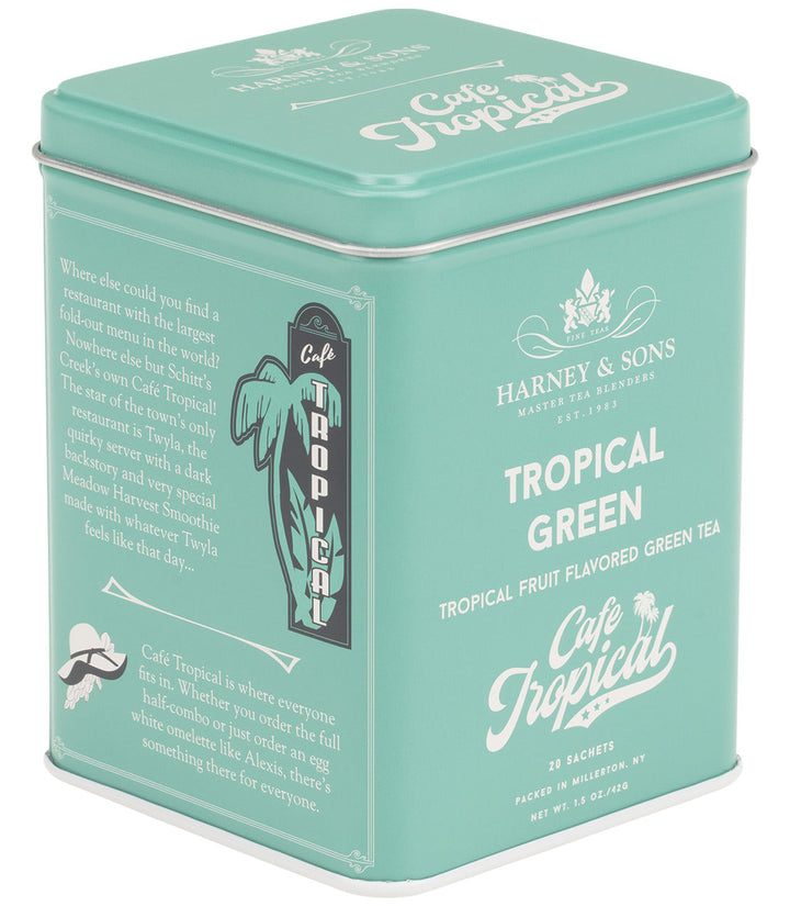 Tropical Green Tea Tin of 20 Sachets