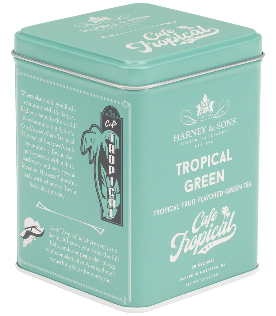 Tropical Green Tea Tin of 20 Sachets