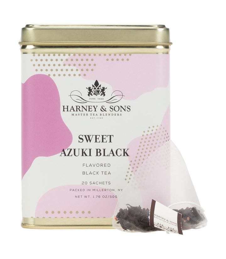 Sweet Azuki Black Tea Tin of 20 Sachets Photo