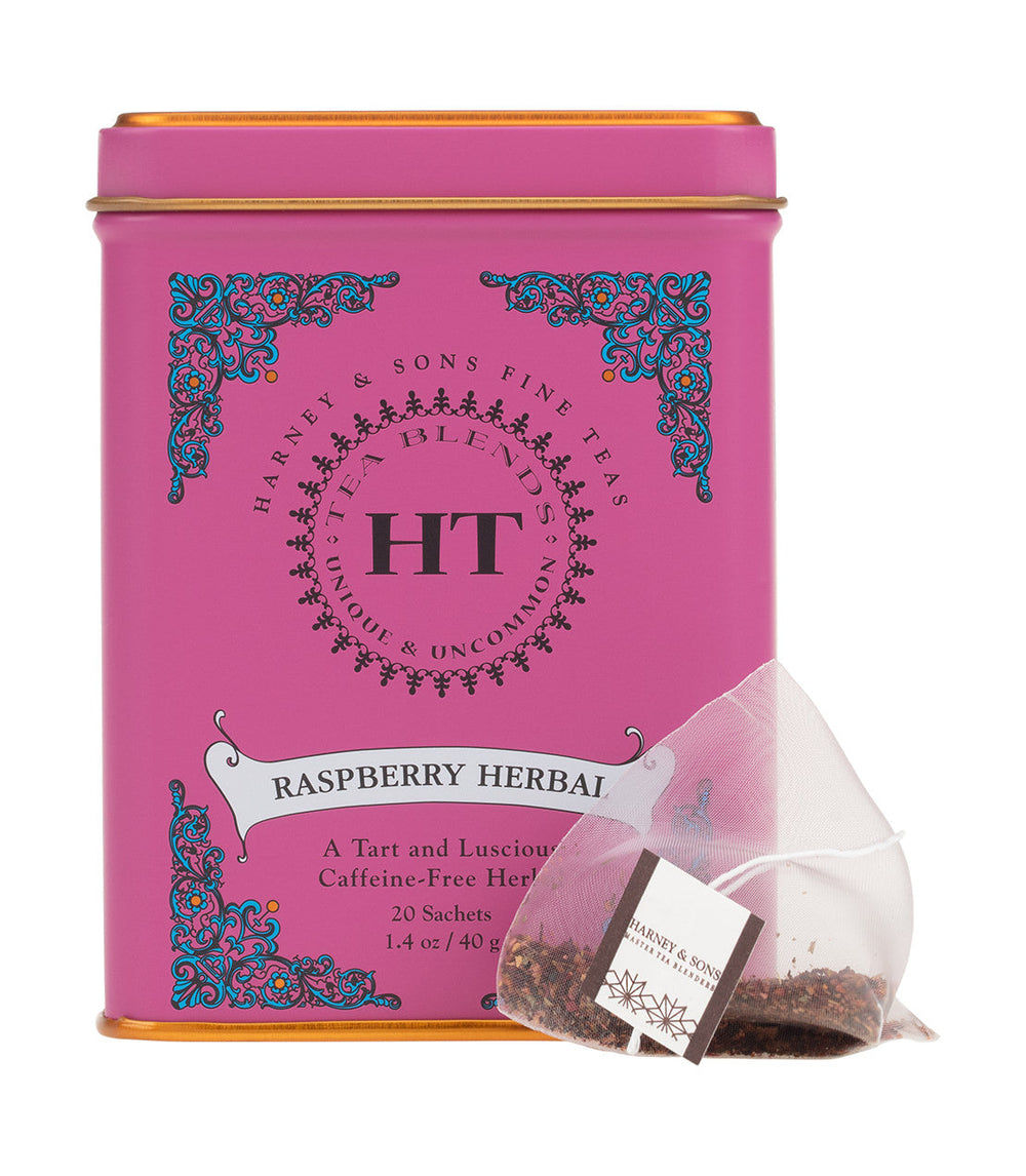 Raspberry Herbal Tea HT Tin of 20 Sachets Photo