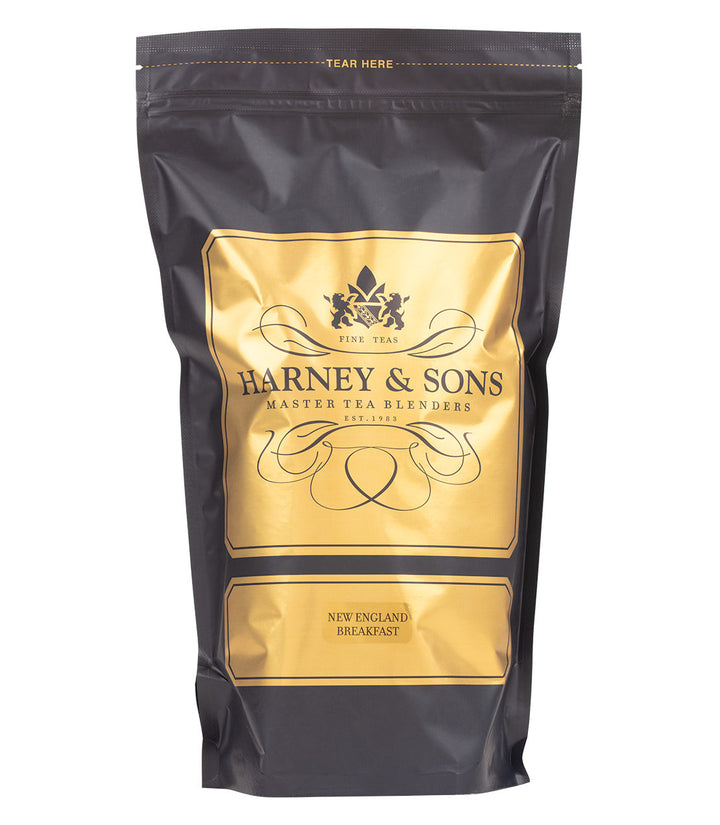 Harney and Sons tea package on a white background
