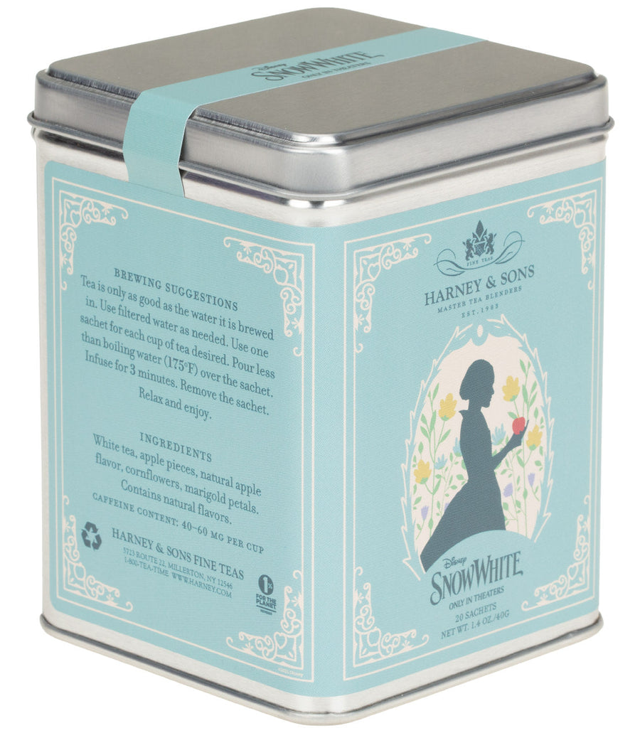 Snow White Tea Tin of 20 Sachets
