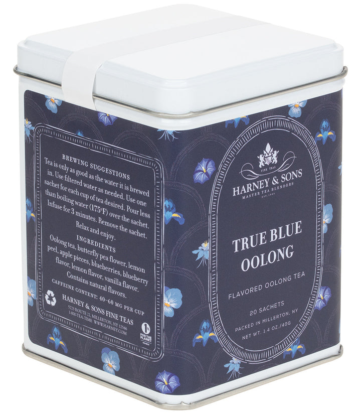 True Blue Oolong Tea Tin of 20 Sachets
