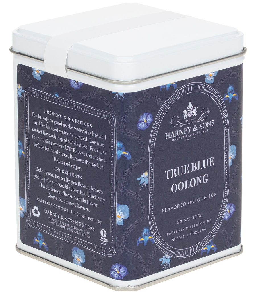 True Blue Oolong Tea Tin of 20 Sachets