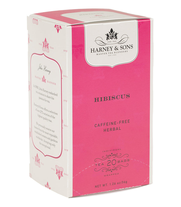 Hibiscus Tea Box of 20 Premium Teabags