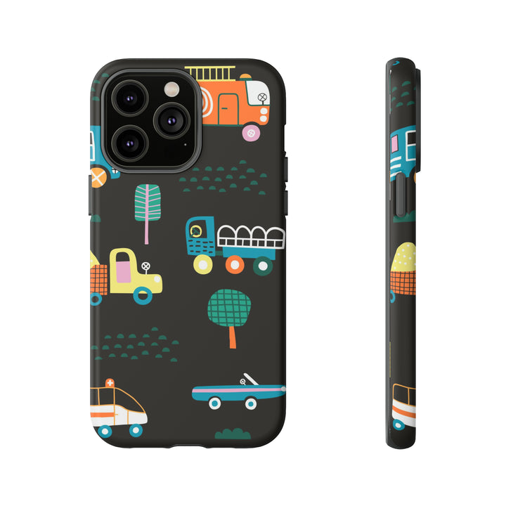 Cars and Trucks Tough Phone Case