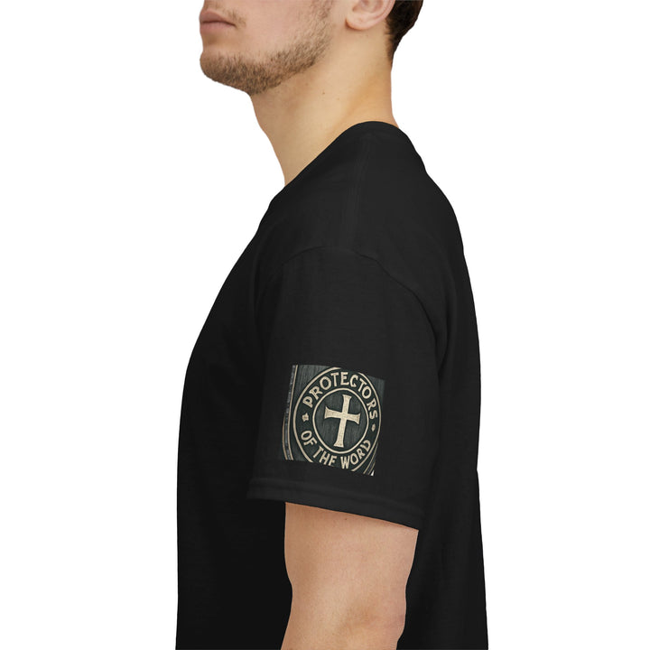 Protectors of the Word Premium Christian T-Shirt — 'Victory' Knight Design with John 14:6 Scripture