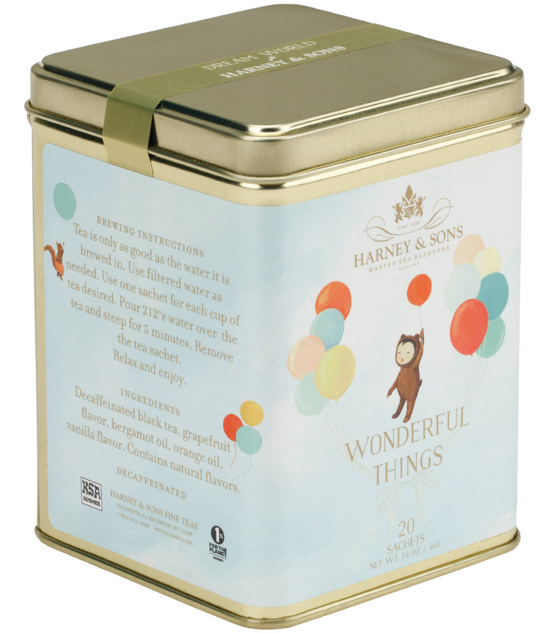 Wonderful Things Tea Boy Tin of 20 Sachets