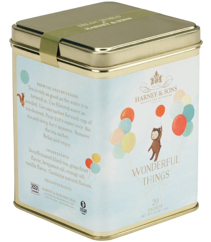 Wonderful Things Tea Boy Tin of 20 Sachets