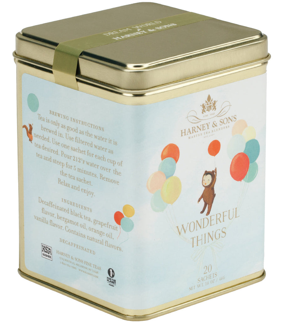 Wonderful Things Tea Boy Tin of 20 Sachets