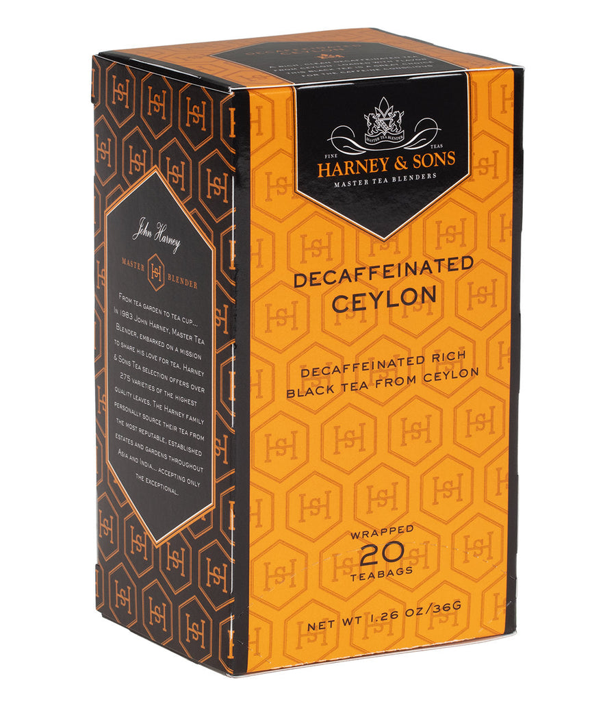 Decaf Ceylon Tea Box of 20 Premium Teabags