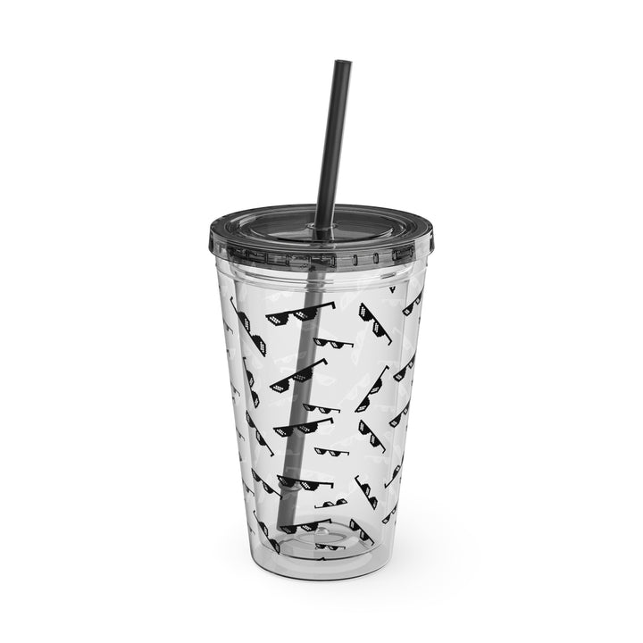 Shade Glasses Sunsplash Tumbler with Straw, 16oz