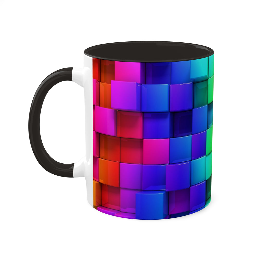 Rainbow of Colorful Boxes Colorful Mugs, 11oz