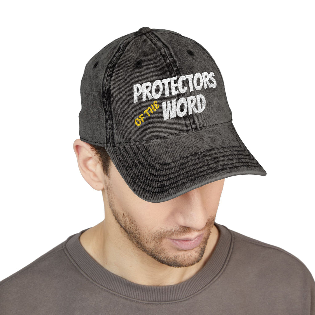 Protectors of the Word Embroidered Vintage Cap