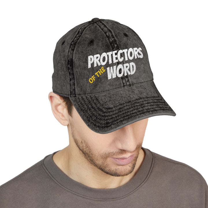 Protectors of the Word Embroidered Vintage Cap