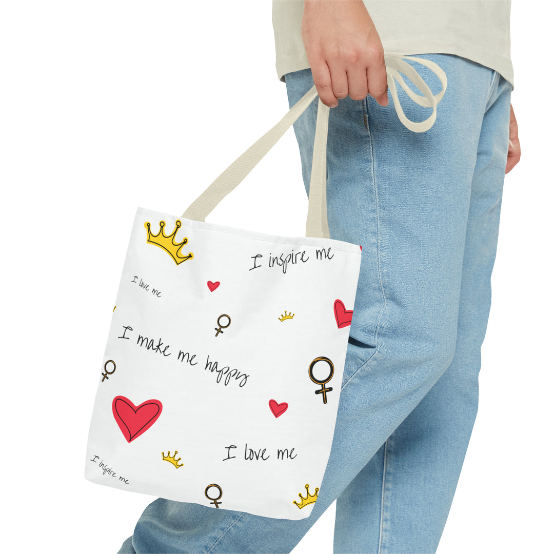 I Love Me Tote Bag (AOP)