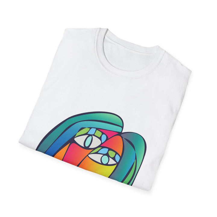 Cubism Girl Unisex Softstyle T-Shirt