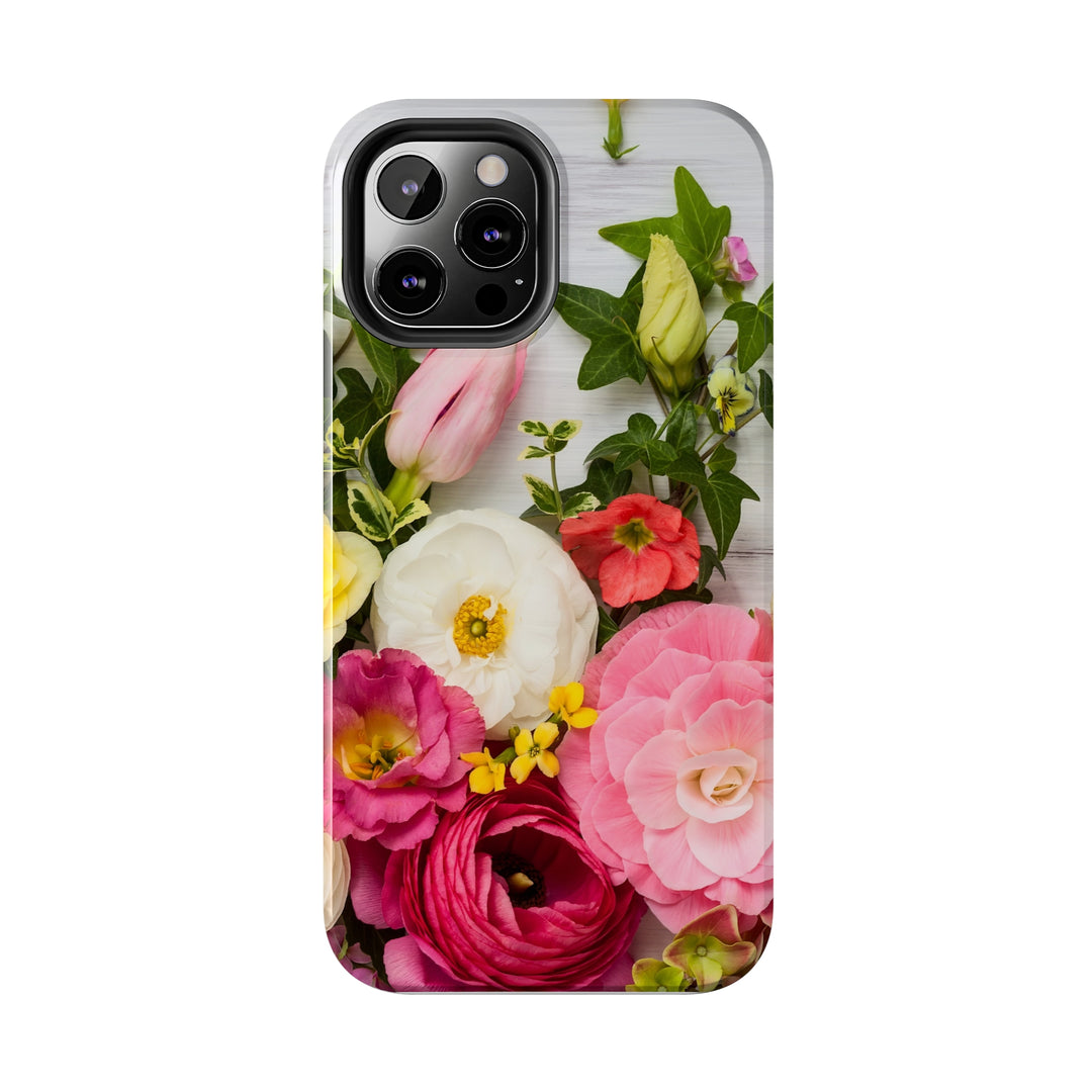 iPhone Flowers Tough Phone Case