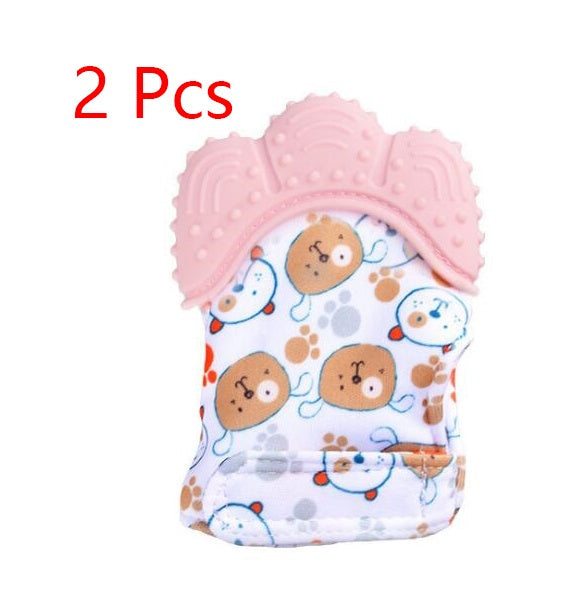 Baby Teething Gloves – Silicone Molar Mitten for Soothing Gums