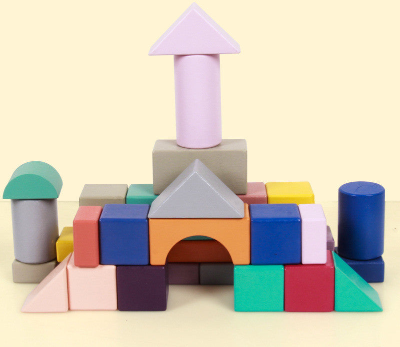 Wooden Building Blocks for Kids Educational Toy Set for Early Development