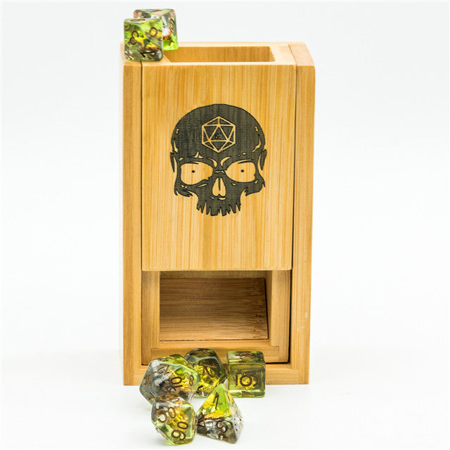 Bamboo Dice Tower Skull Dice Logo