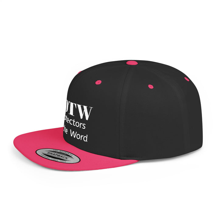 Snapback Hat — POTW 'Protectors of the Word' Logo Flat Bill Cap