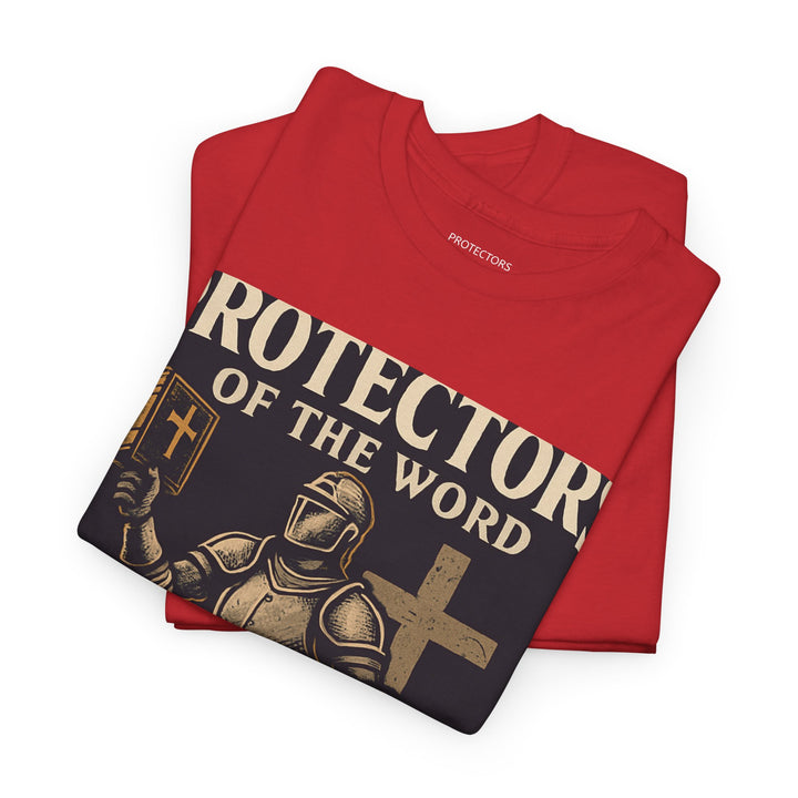 Protectors of the Word Premium Christian T-Shirt — 'Victory' Knight Design with John 14:6 Scripture