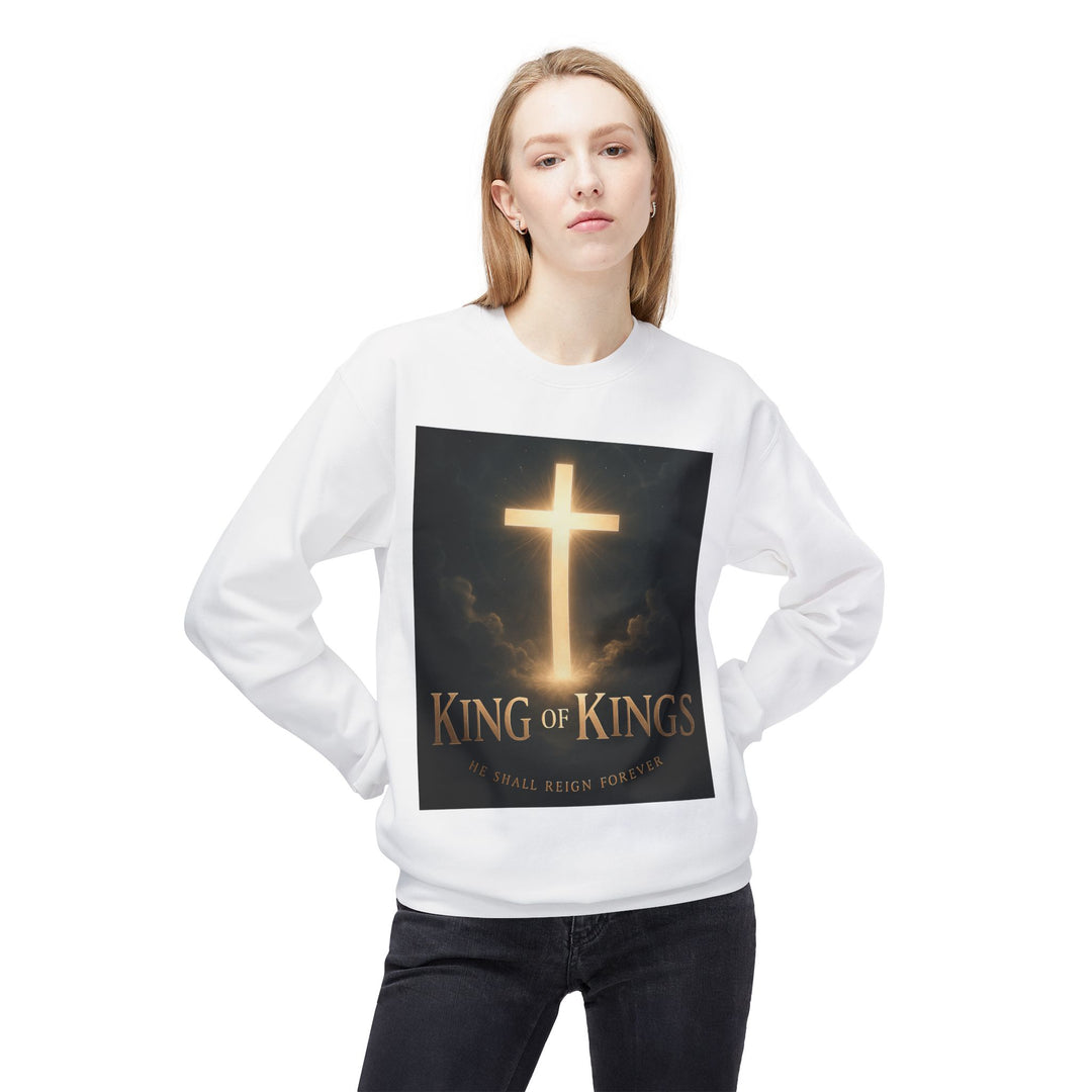 Christian Crewneck Sweatshirt - "King of Kings / Lord of Lords" Religious Pullover