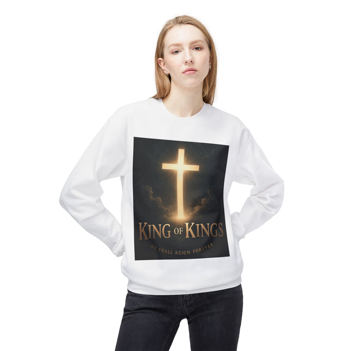 Christian Crewneck Sweatshirt - "King of Kings / Lord of Lords" Religious Pullover