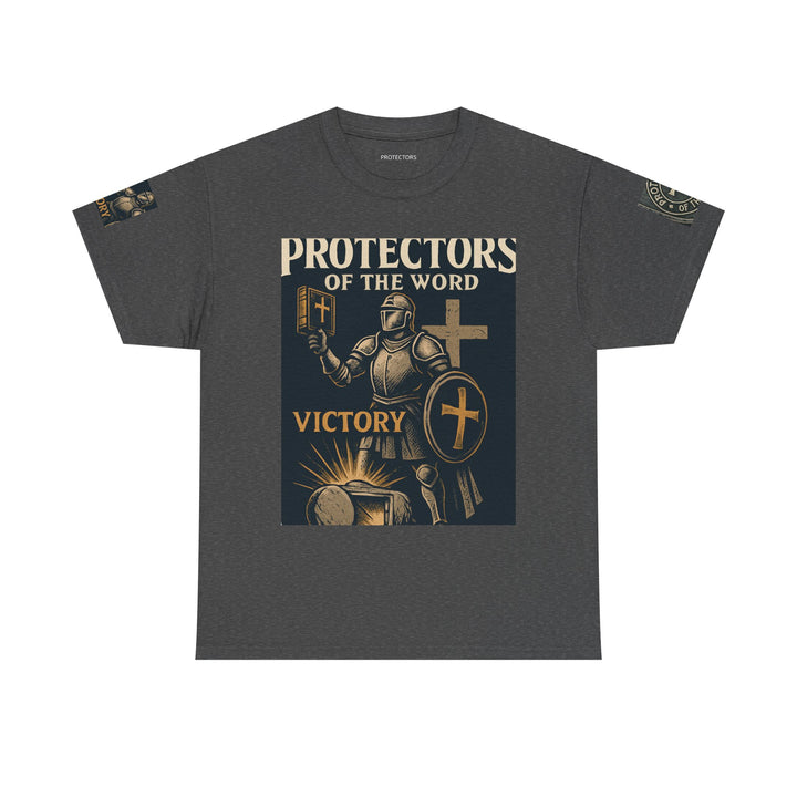 Protectors of the Word Premium Christian T-Shirt — 'Victory' Knight Design with John 14:6 Scripture