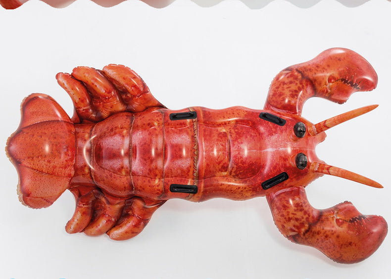Inflatable Lobster Pool Float – Giant Ride-On Water Toy with Handles