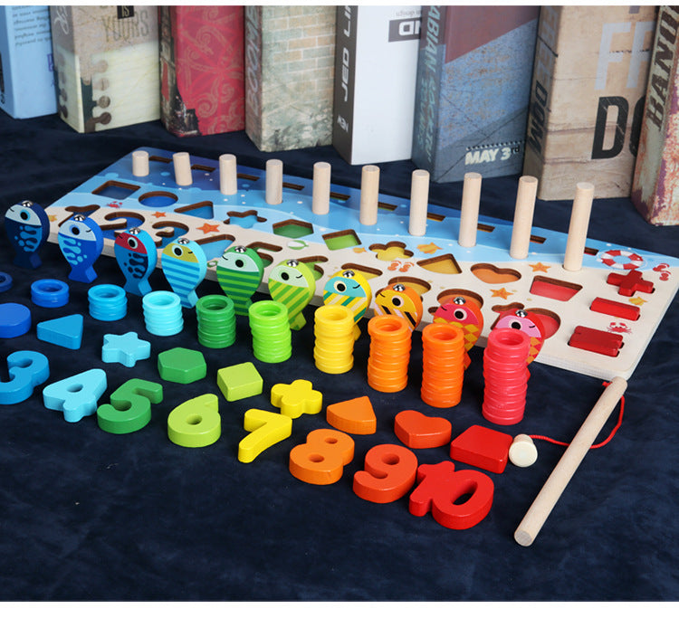 3D Alphabet and Number Puzzle – Wooden Educational Toy for Toddlers