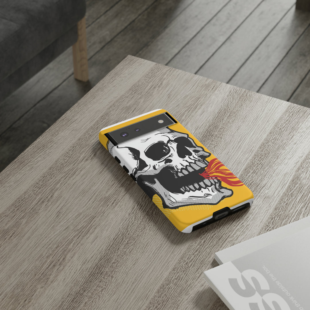 Skull Fire Tough Phone Case