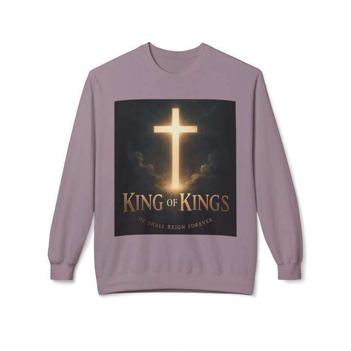 Christian Crewneck Sweatshirt - "King of Kings / Lord of Lords" Religious Pullover