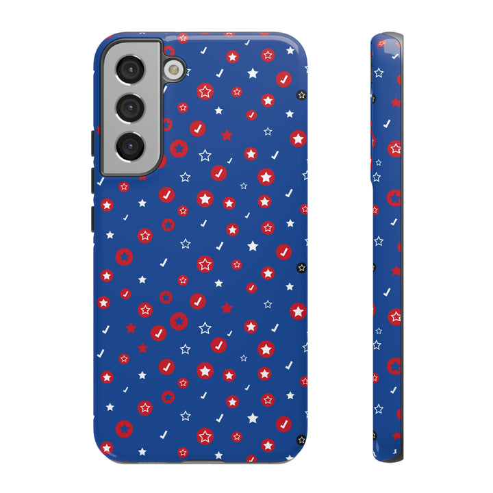 Checks and Stars Tough Phone Case