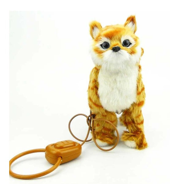 Electronic Plush Cat Toy Interactive Remote-Control Pet