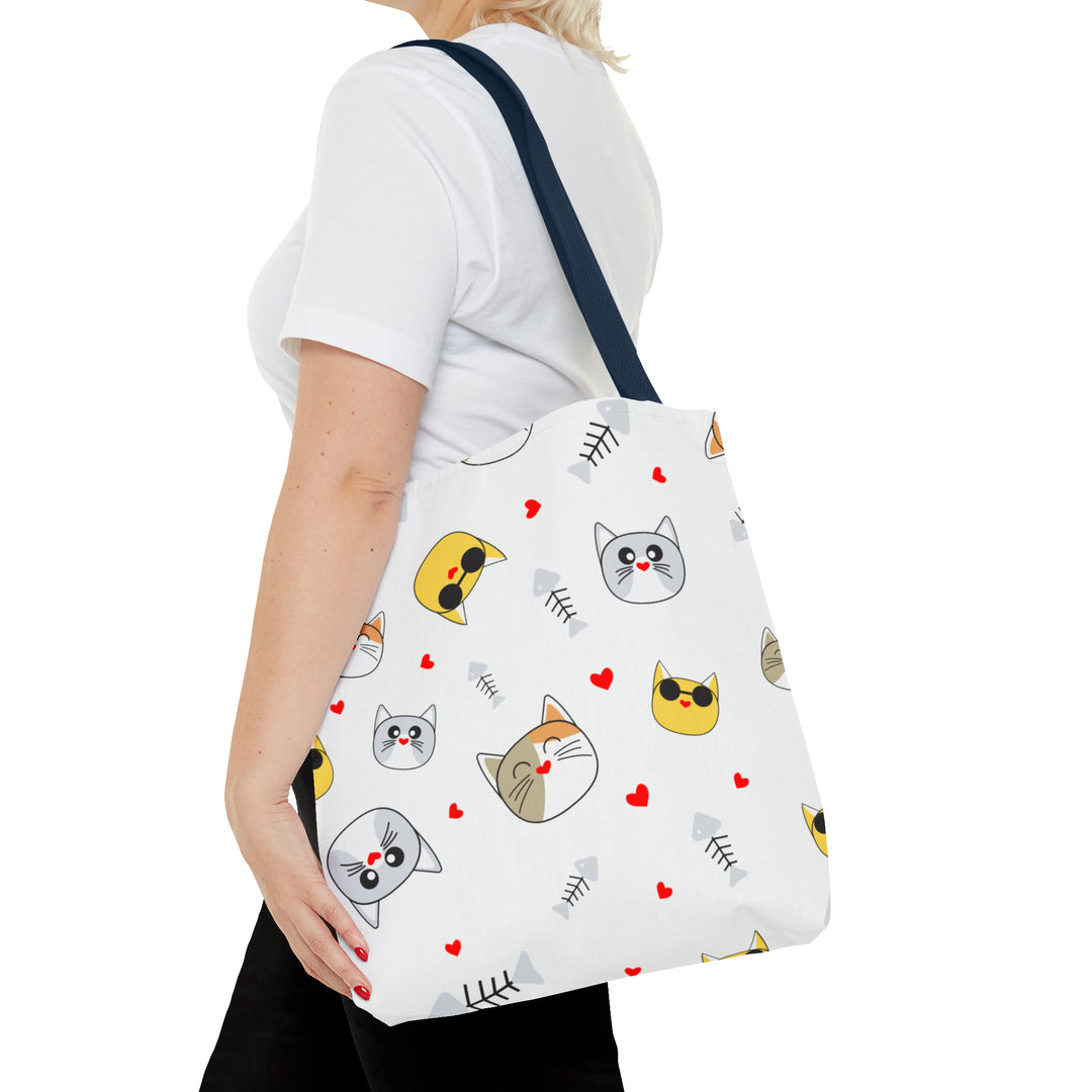 Cat Face Tote Bag (AOP)