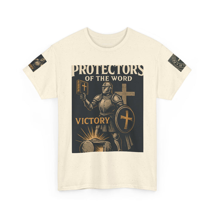 Protectors of the Word Premium Christian T-Shirt — 'Victory' Knight Design with John 14:6 Scripture