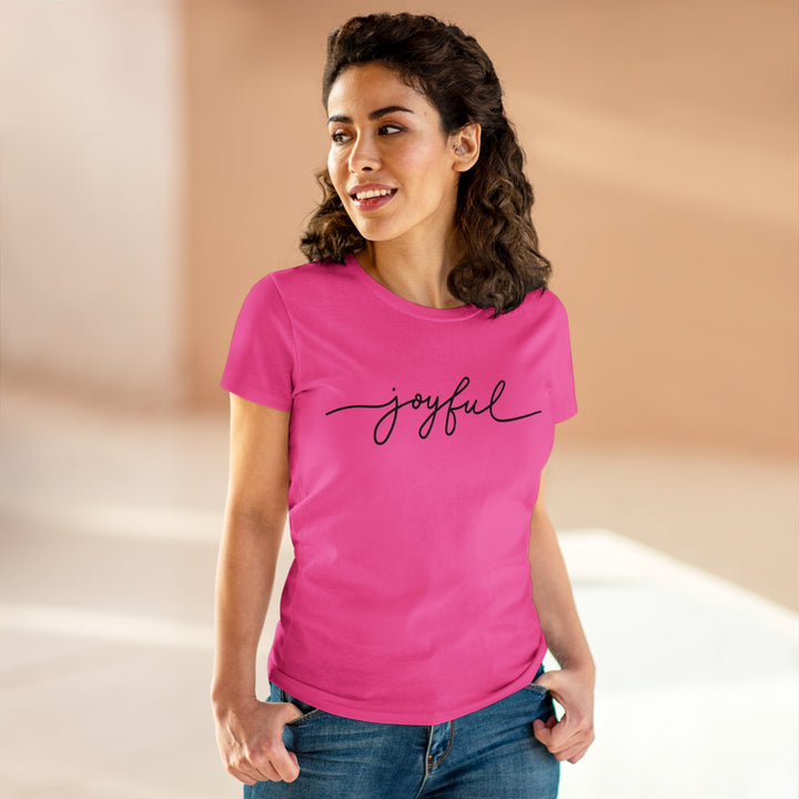 Joyful Women's Midweight Cotton Tee