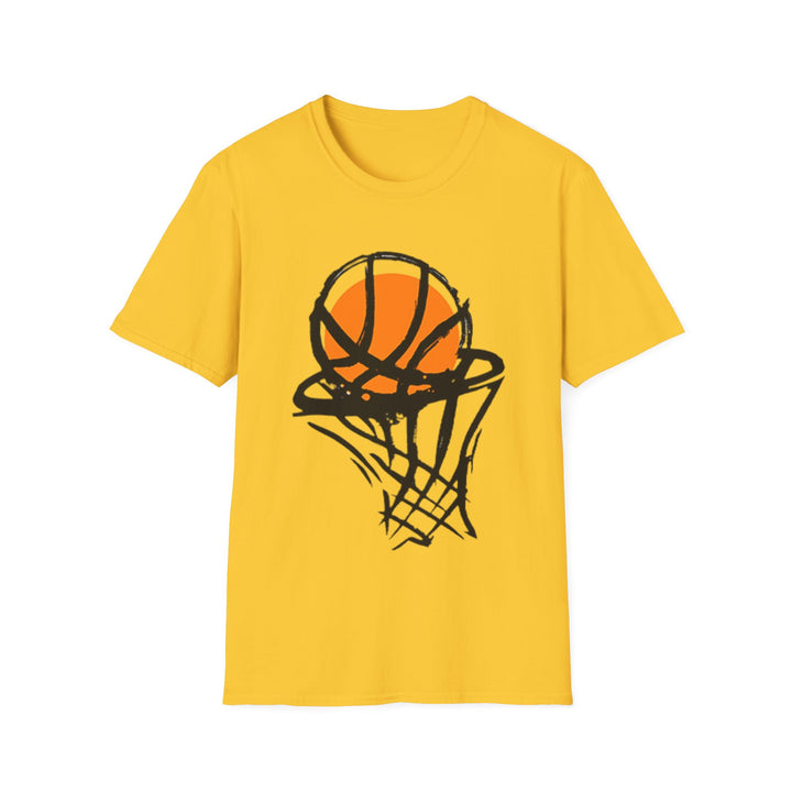 Basketball Hoop Unisex Softstyle T-Shirt