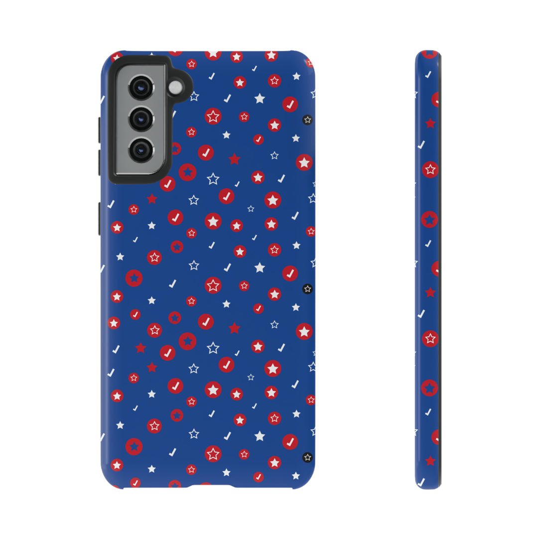 Checks and Stars Tough Phone Case