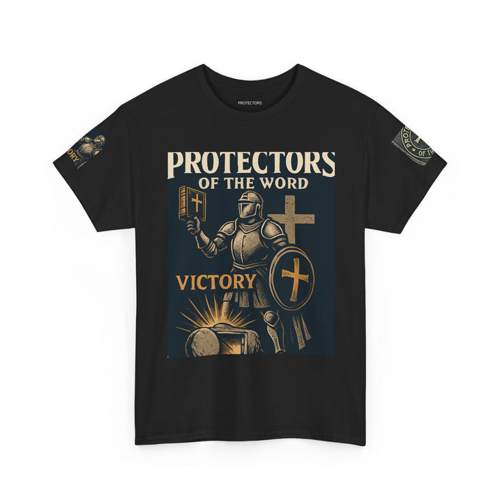 Protectors of the Word Premium Christian T-Shirt — 'Victory' Knight Design with John 14:6 Scripture