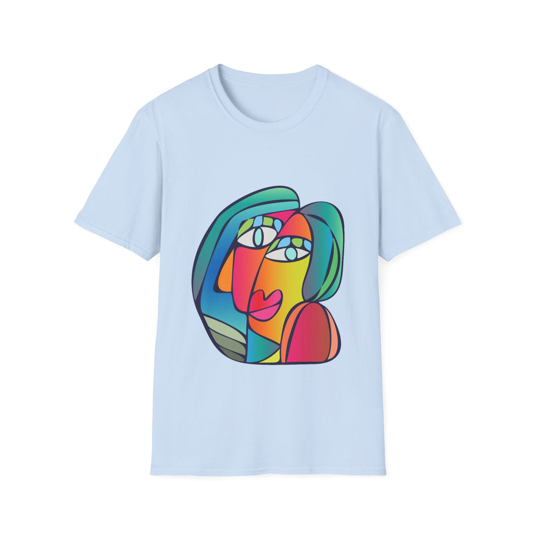 Cubism Girl Unisex Softstyle T-Shirt