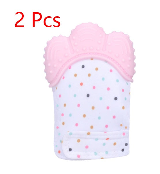 Baby Teething Gloves – Silicone Molar Mitten for Soothing Gums