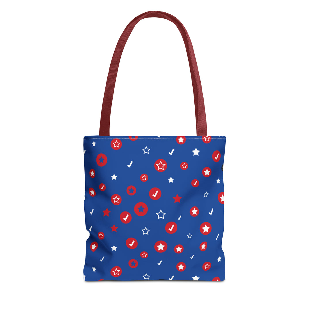 Symbol Pattern Tote Bag (AOP)