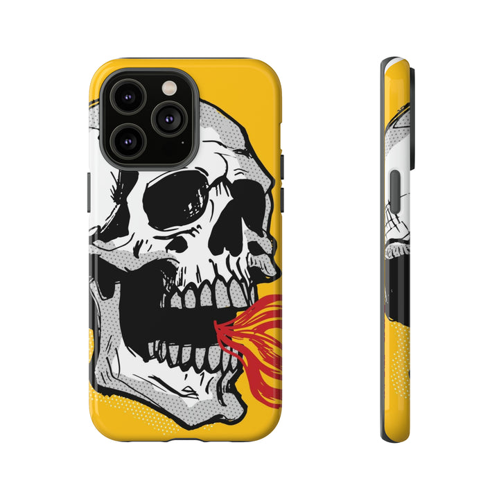 Skull Fire Tough Phone Case