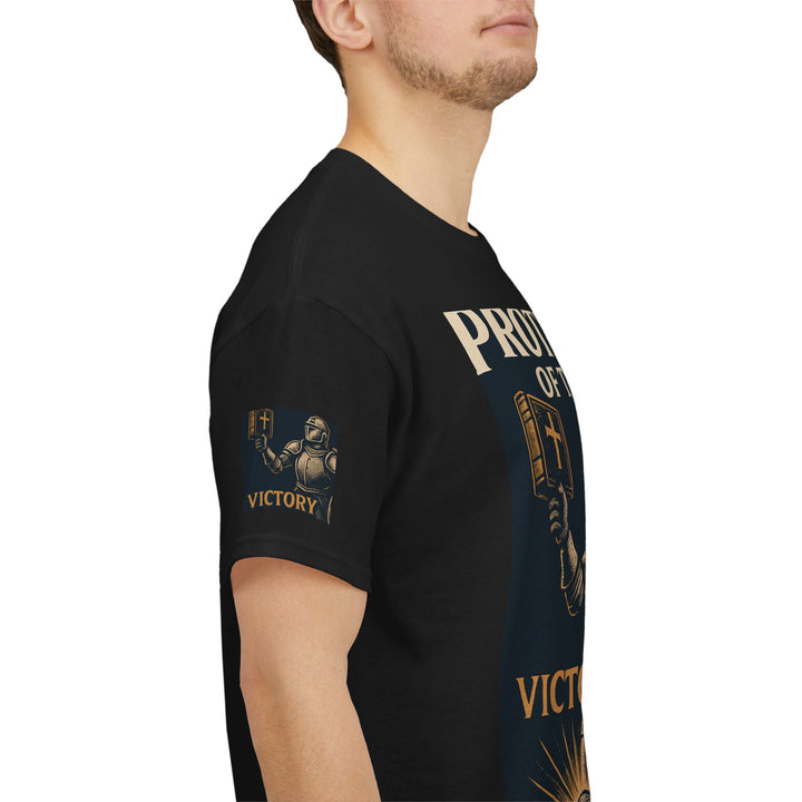 Protectors of the Word Premium Christian T-Shirt — 'Victory' Knight Design with John 14:6 Scripture
