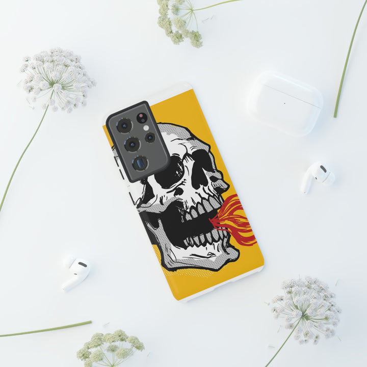 Skull Fire Tough Phone Case