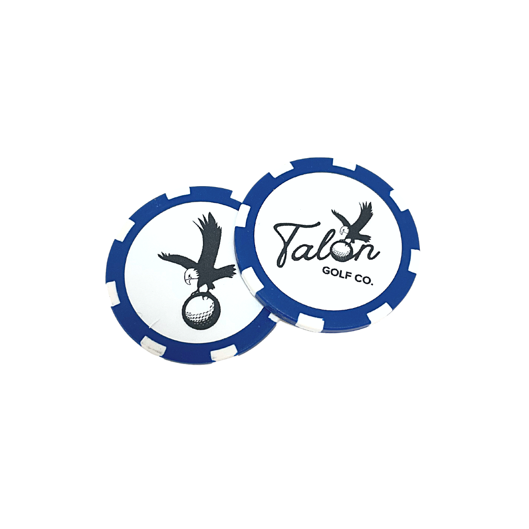Talon Poker Chip Ball Marker Blue